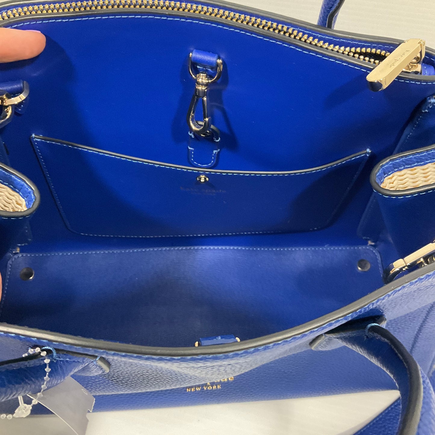 Crossbody Designer By Kate Spade In Blue, Size:Medium