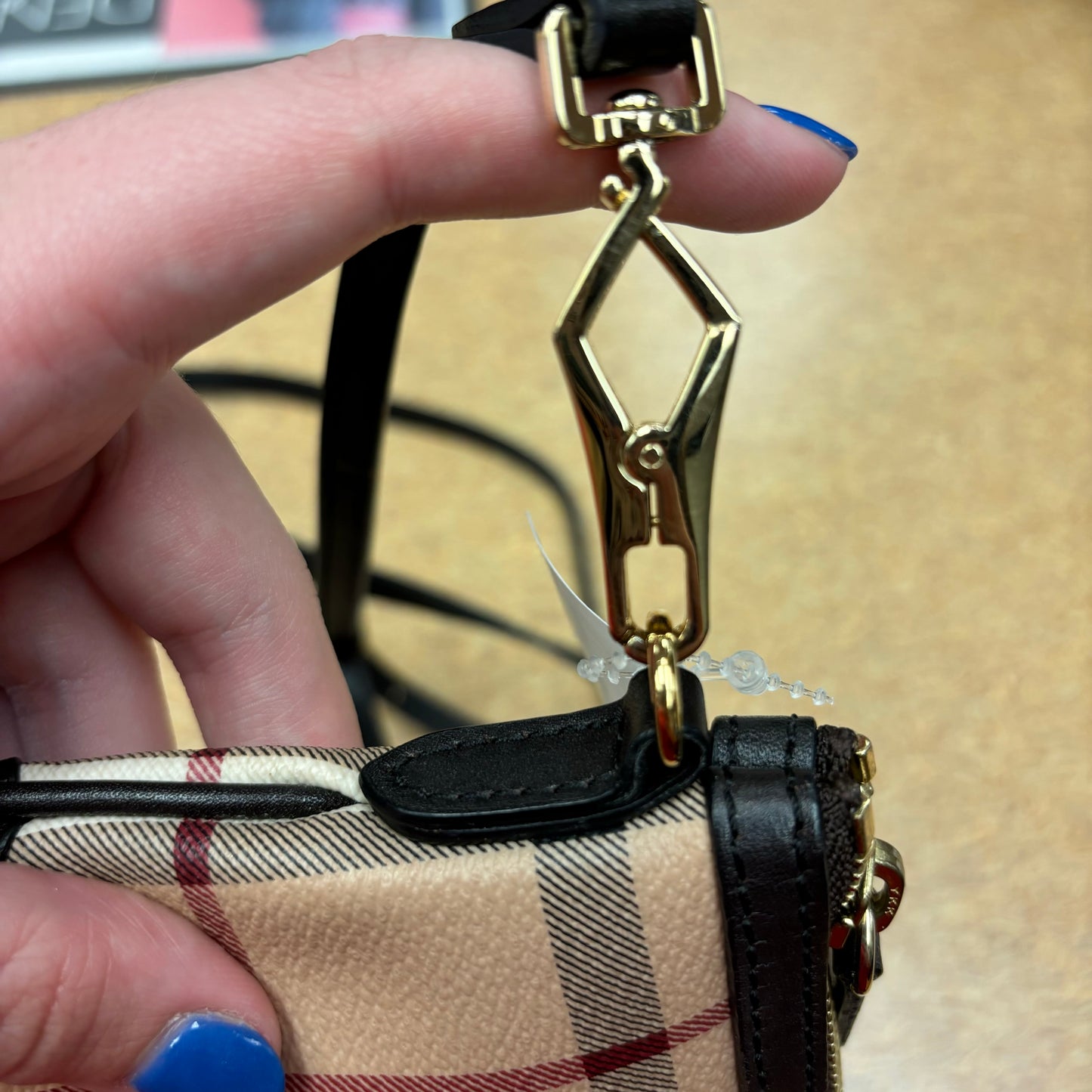 Crossbody Luxury Designer By Burberry In Brown, Size:Small