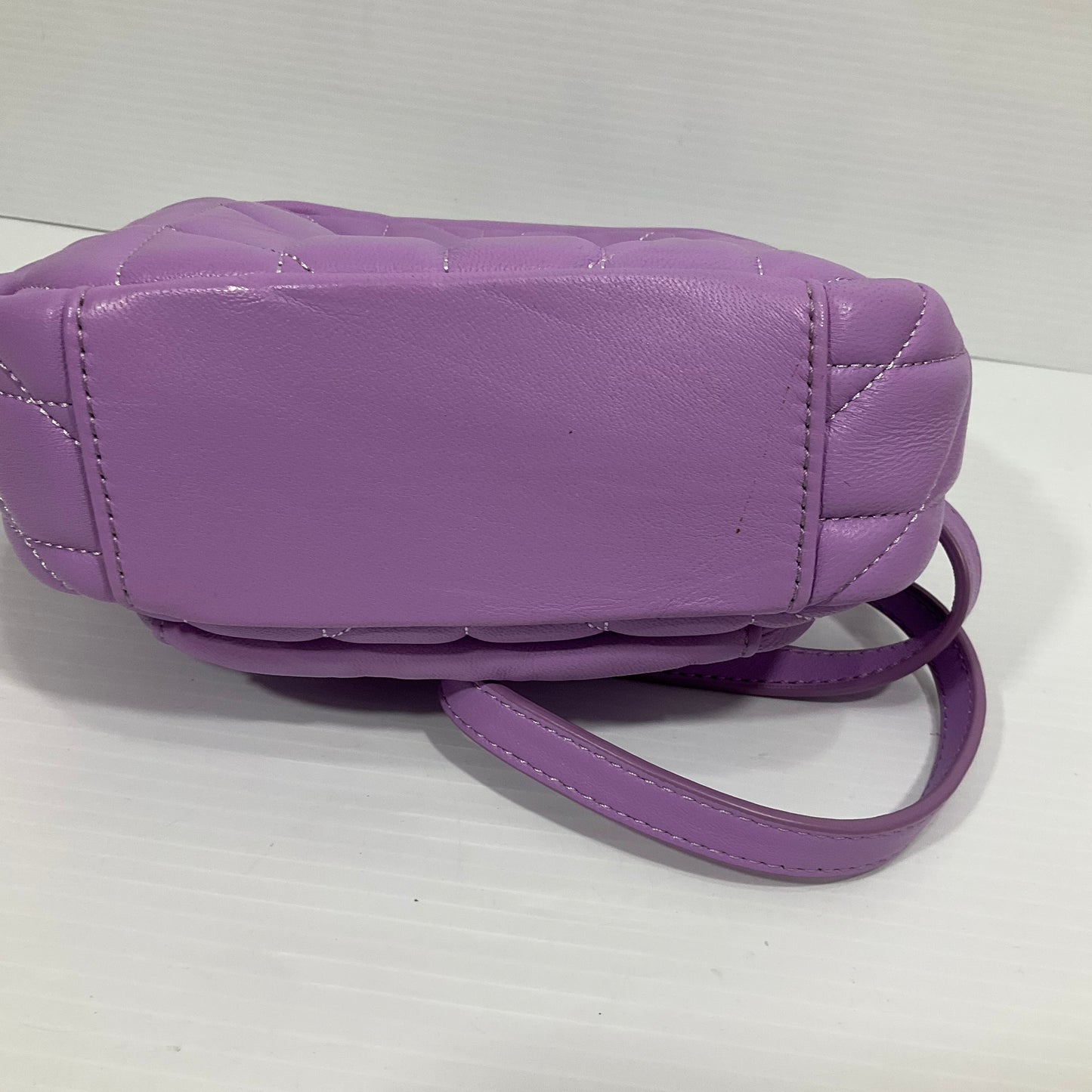 Crossbody Designer By Karl Lagerfeld In Purple, Size:Medium