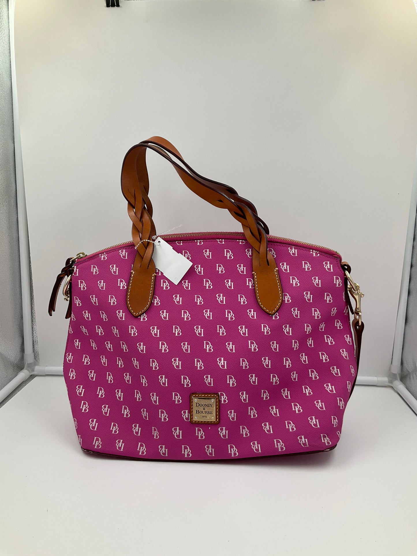 Handbag Designer By Dooney And Bourke In Pink, Size:Large