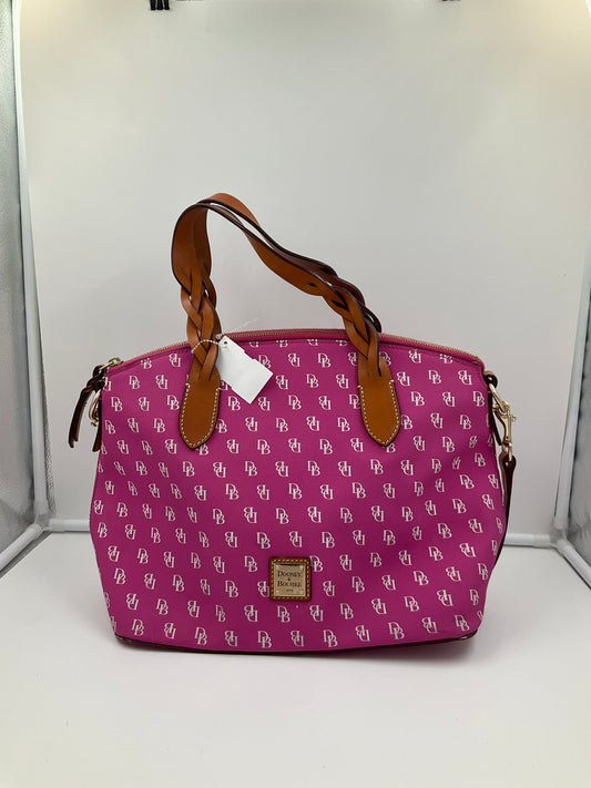 Handbag Designer By Dooney And Bourke In Pink, Size:Large