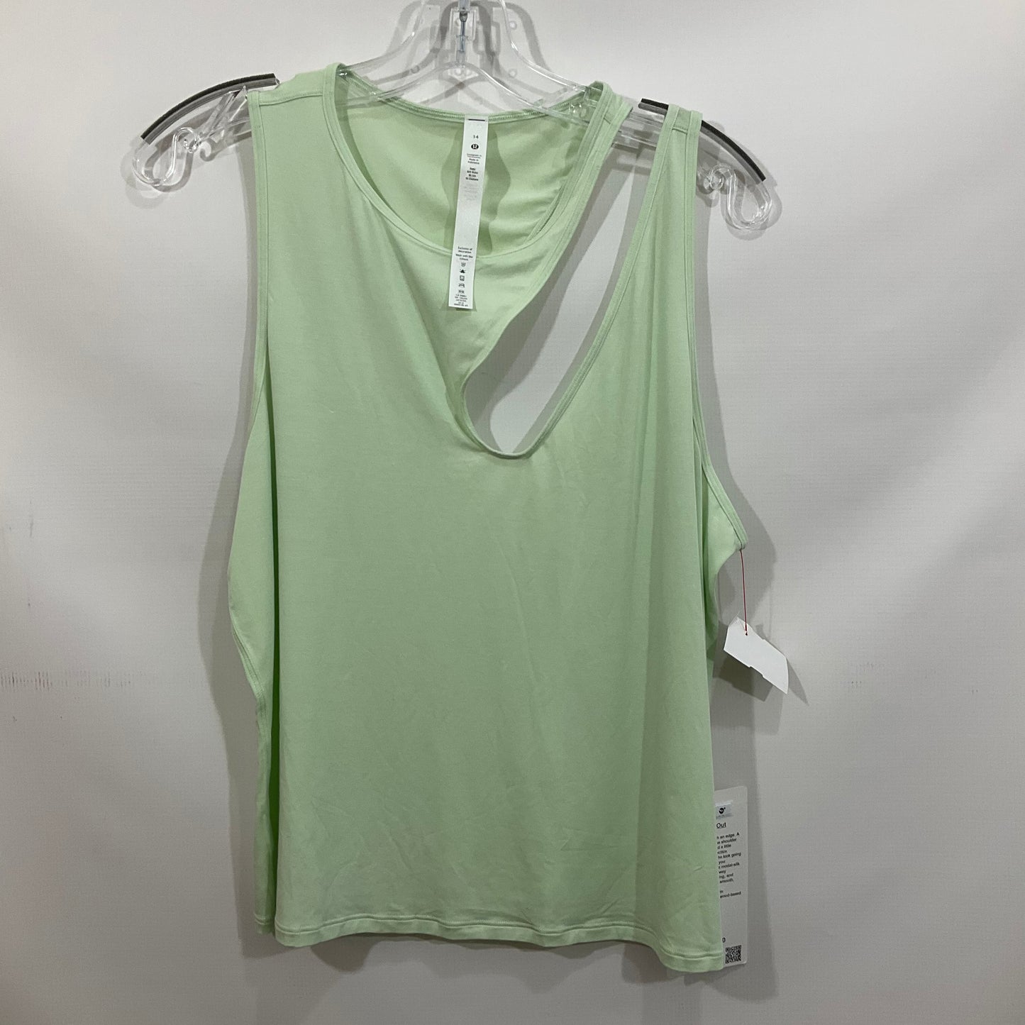 ATHLETIC TANK TOP by LULULEMON In GREEN, Size: 14