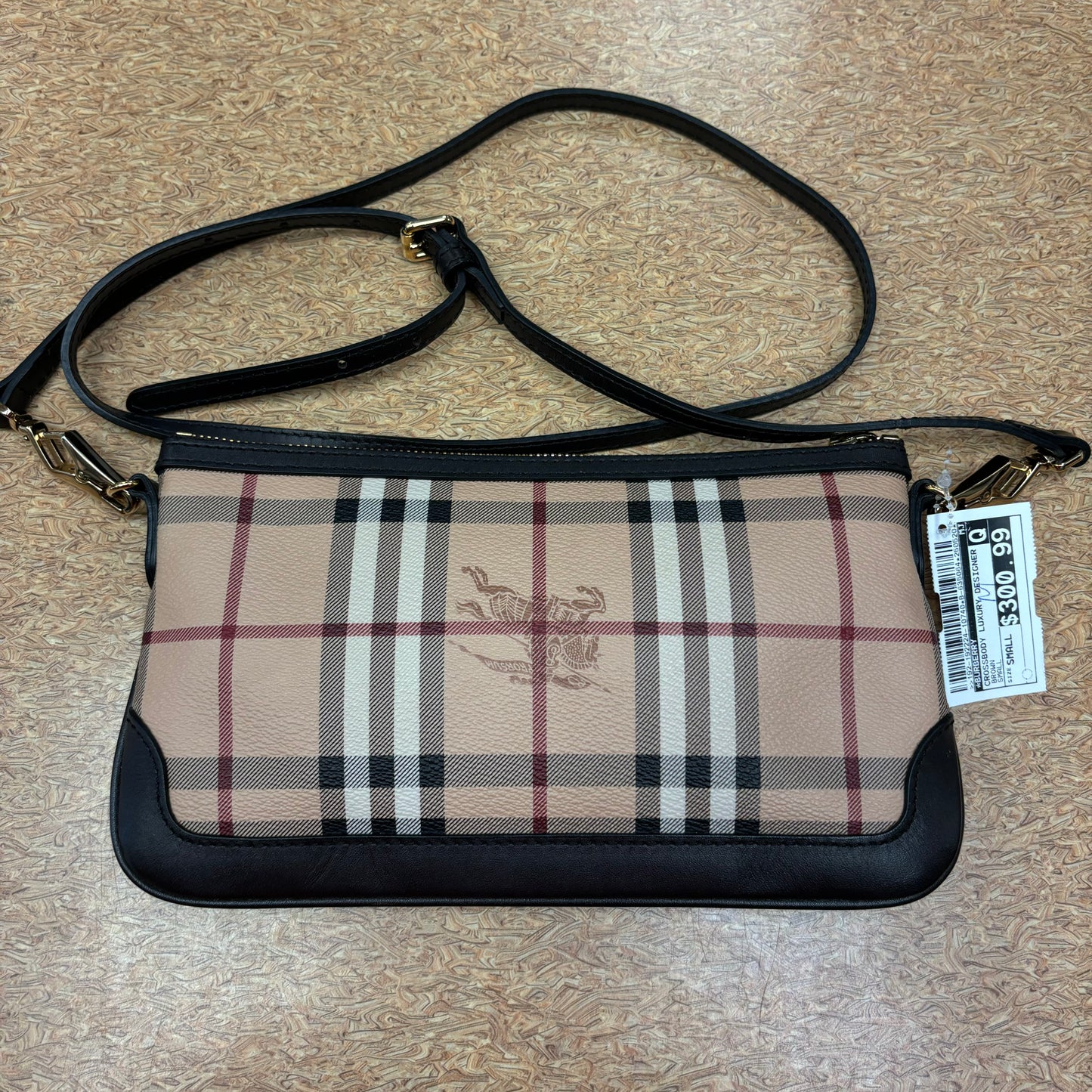 Crossbody Luxury Designer By Burberry In Brown, Size:Small