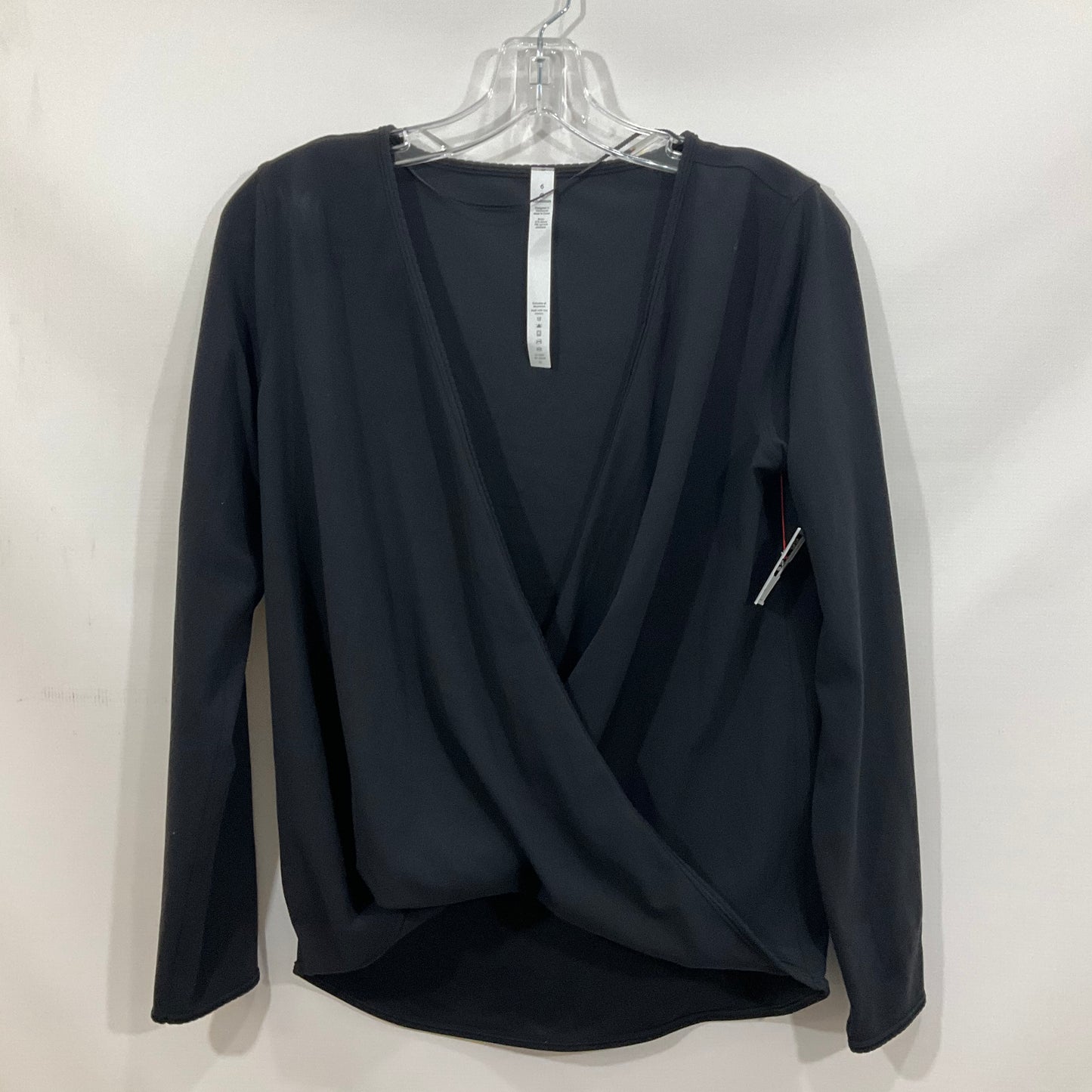 ATHLETIC TOP LS CREWNECK by LULULEMON In BLACK, Size: 6