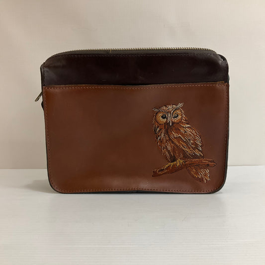 Crossbody Designer By Patricia Nash In Brown, Size:Medium