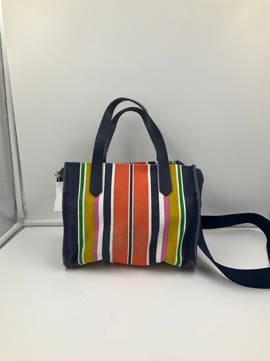 Crossbody Designer By Kate Spade In Striped Pattern, Size:Small
