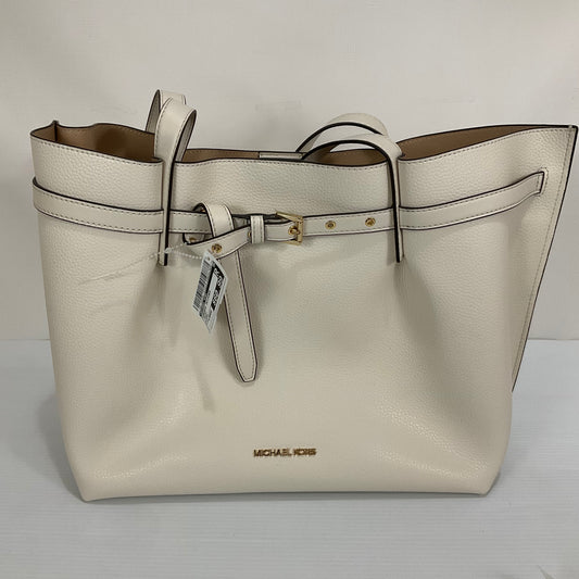 Handbag Designer By Michael Kors In Cream, Size:Large