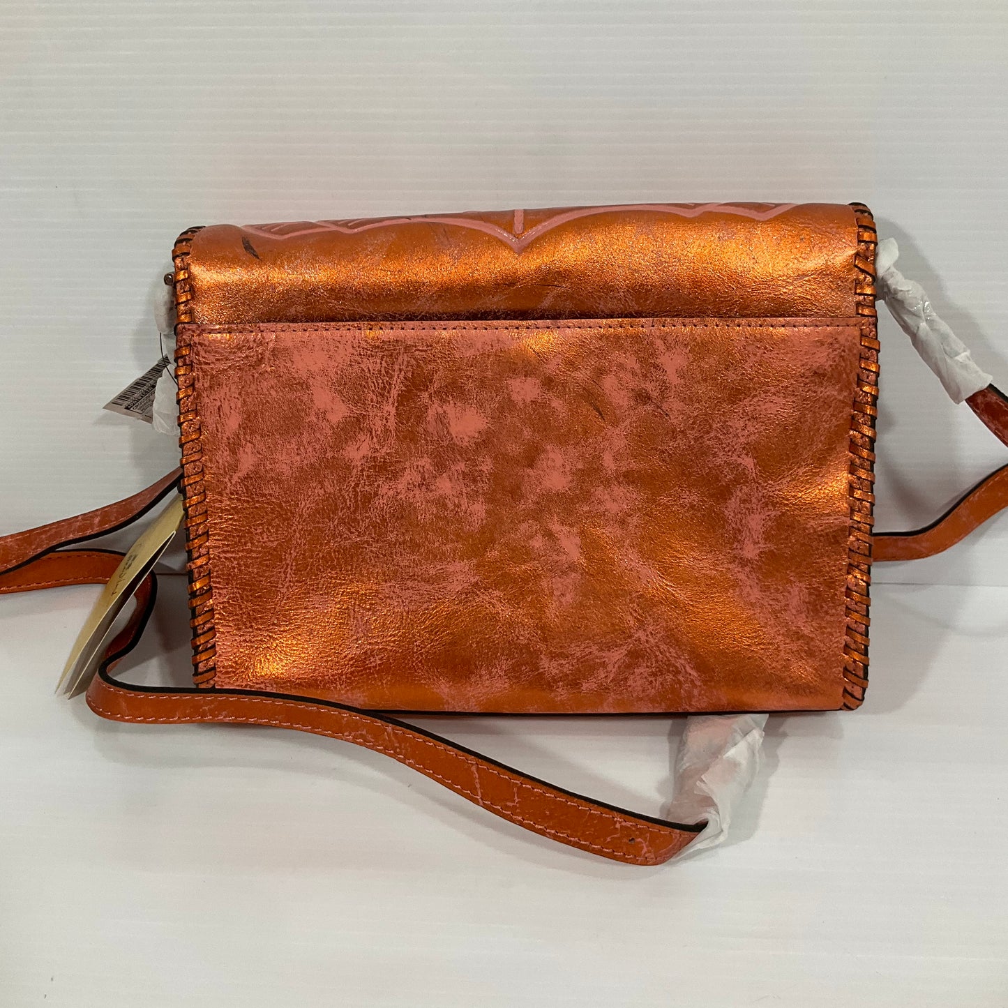 Crossbody Designer By Patricia Nash In Orange, Size:Medium