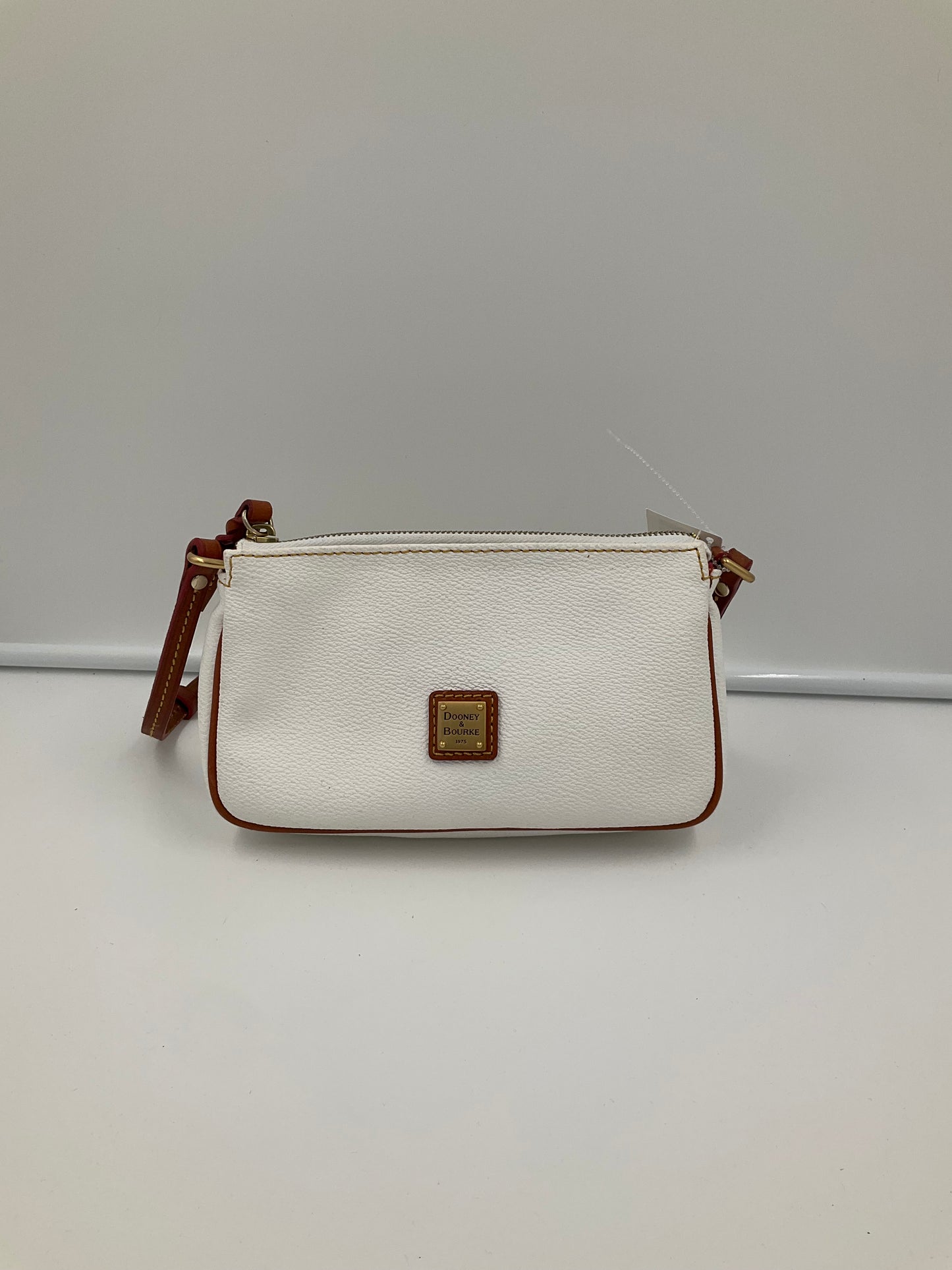 Handbag Designer By Dooney And Bourke In White, Size:Small