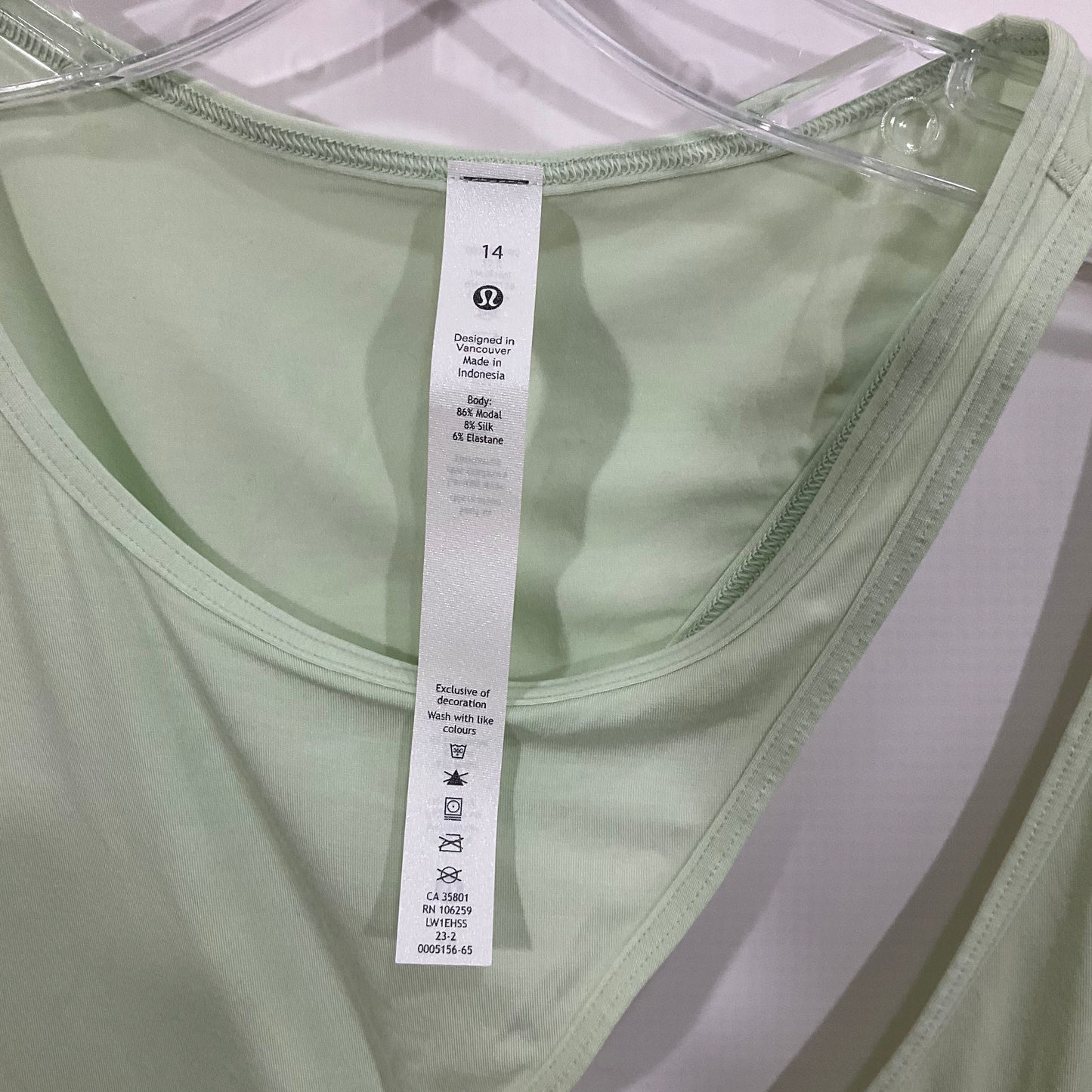 ATHLETIC TANK TOP by LULULEMON In GREEN, Size: 14