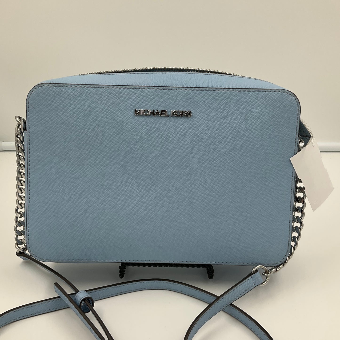 Crossbody Designer By Michael Kors In Blue, Size:Medium