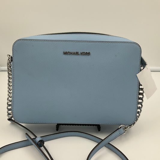 Crossbody Designer By Michael Kors In Blue, Size:Medium