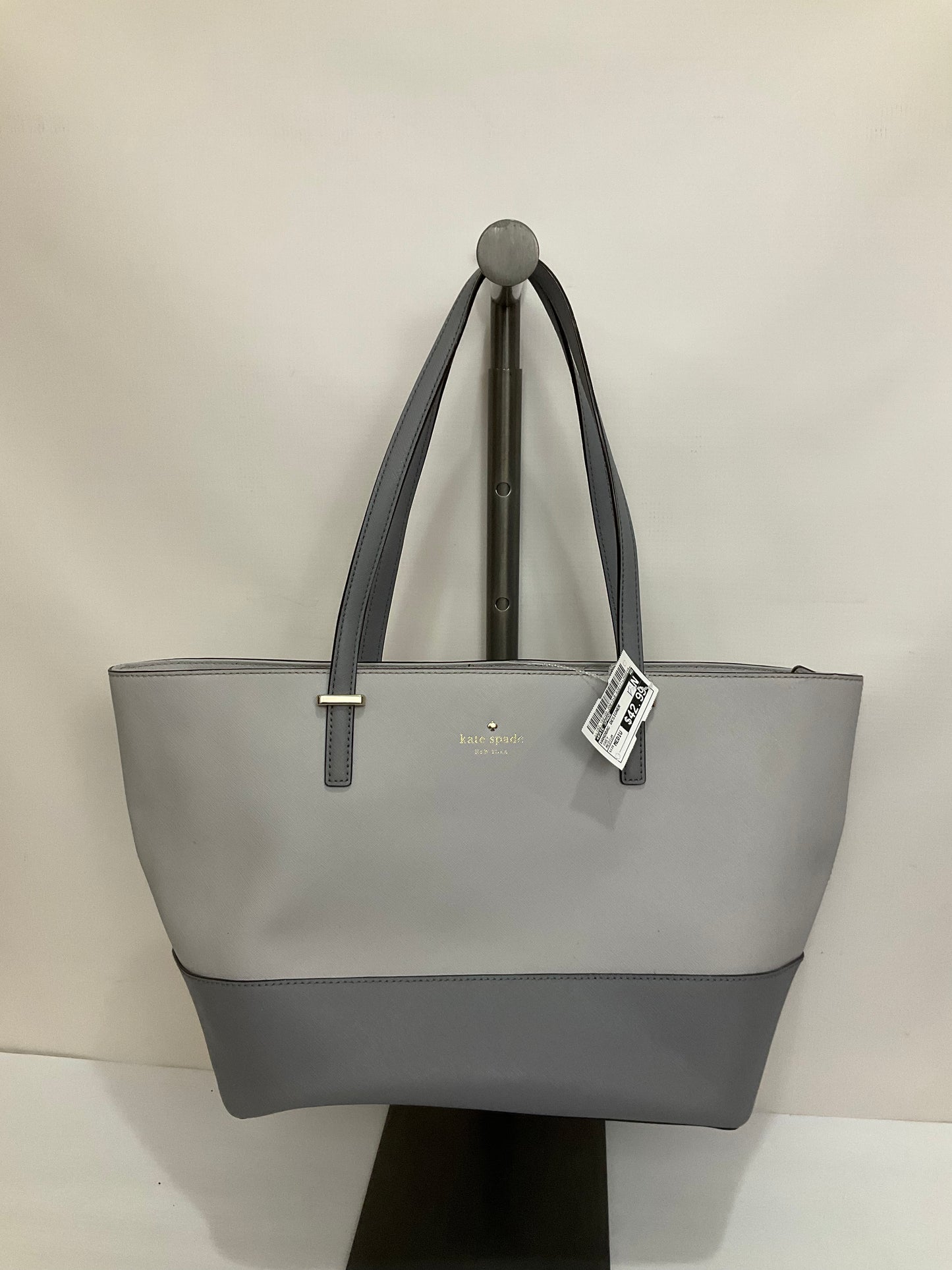 Handbag Designer By Kate Spade In Grey, Size:Medium