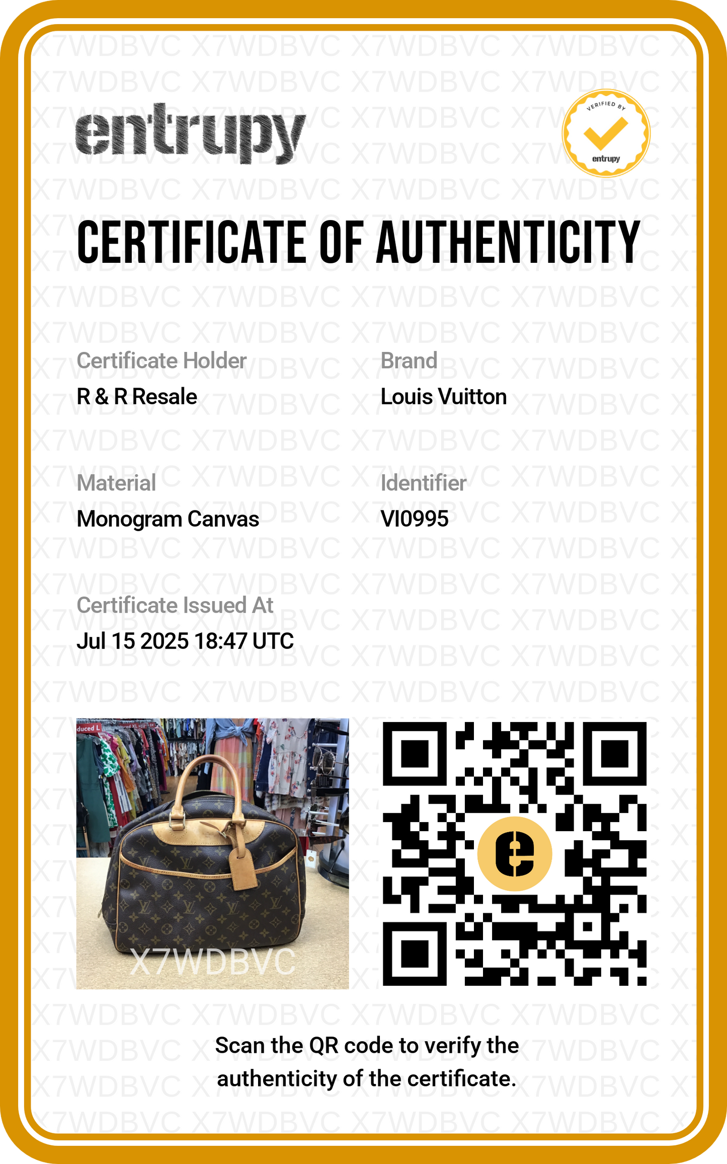 LUGGAGE LUXURY DESIGNER by LOUIS VUITTON In BROWN, Size: MEDIUM