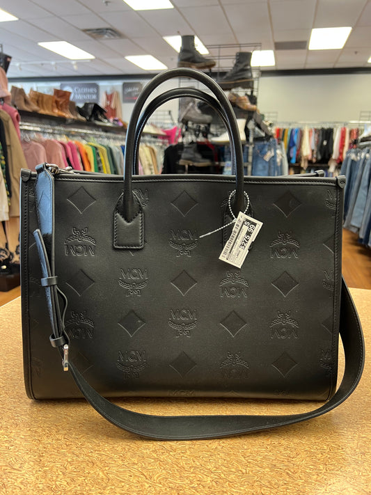 HANDBAG LUXURY DESIGNER by MCM In BEIGE, Size: LARGE