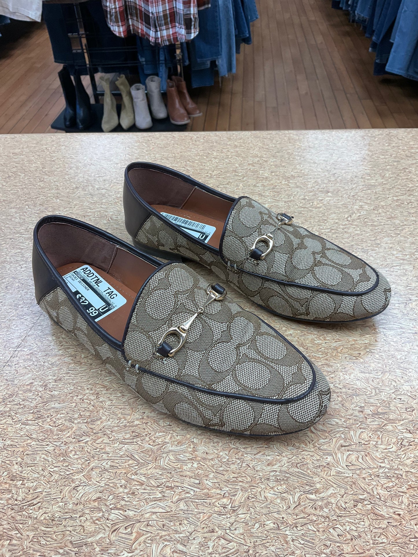 SHOES DESIGNER by COACH In BROWN, Size: 6