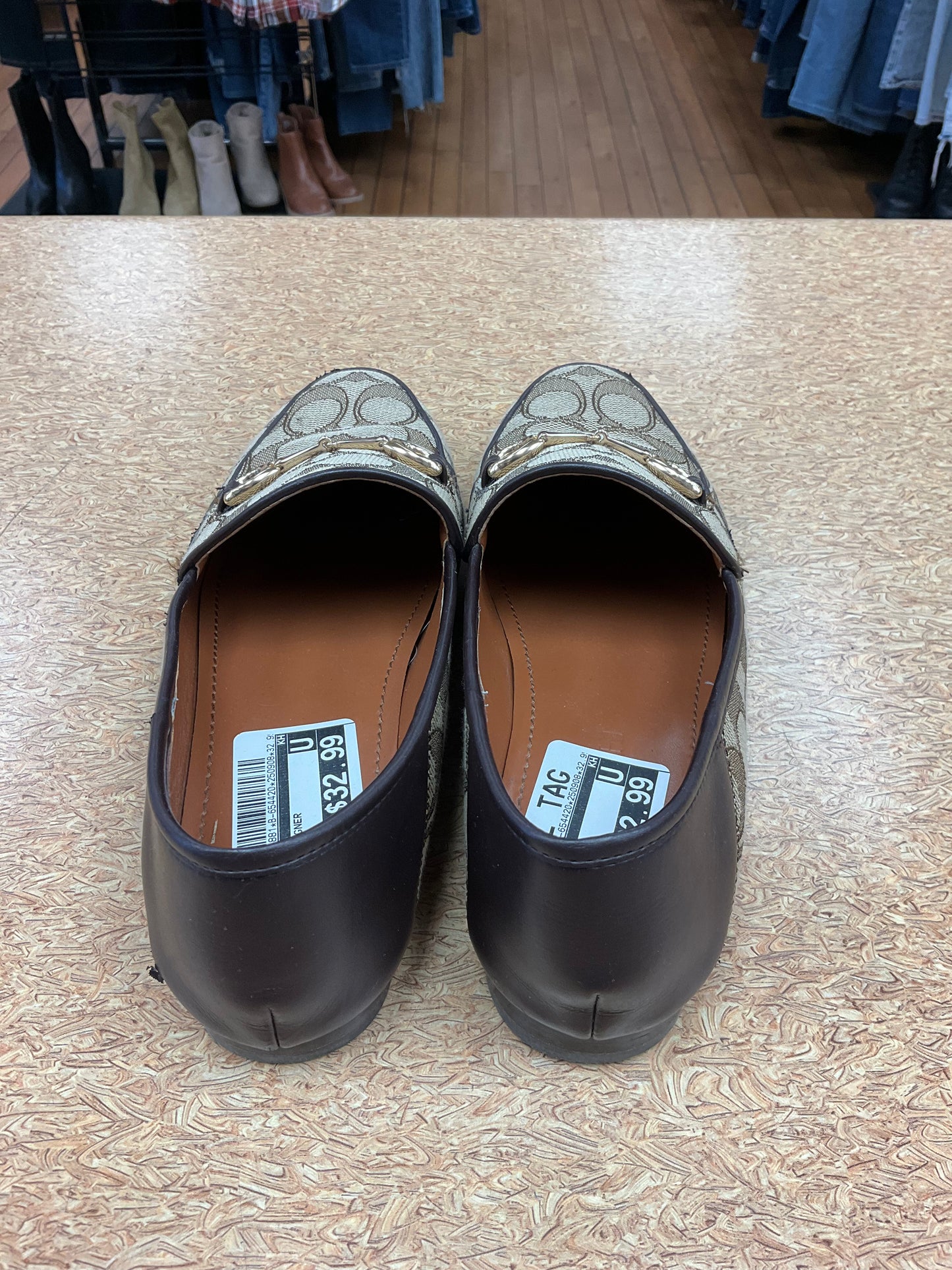 SHOES DESIGNER by COACH In BROWN, Size: 6