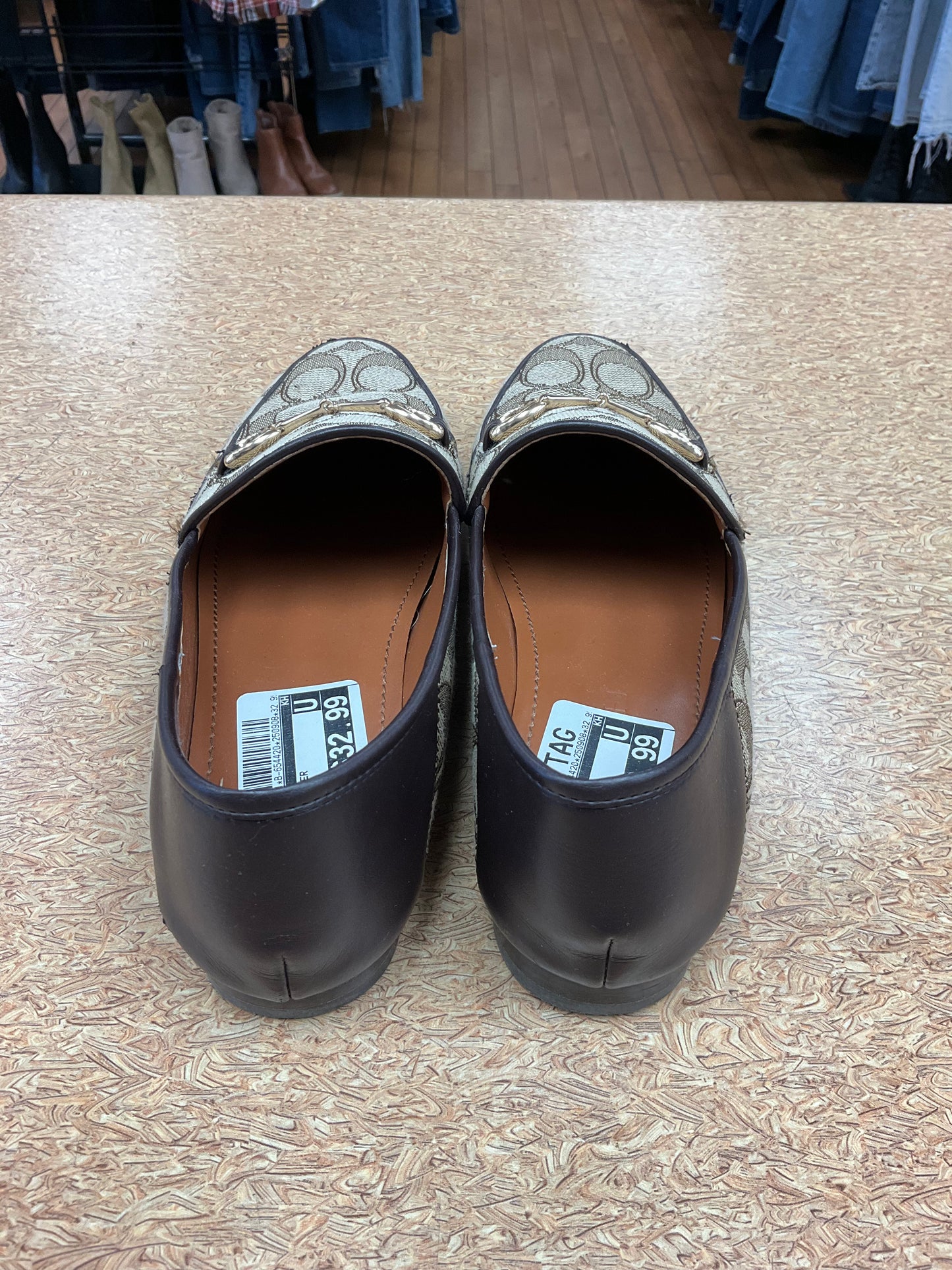 SHOES DESIGNER by COACH In BROWN, Size: 6