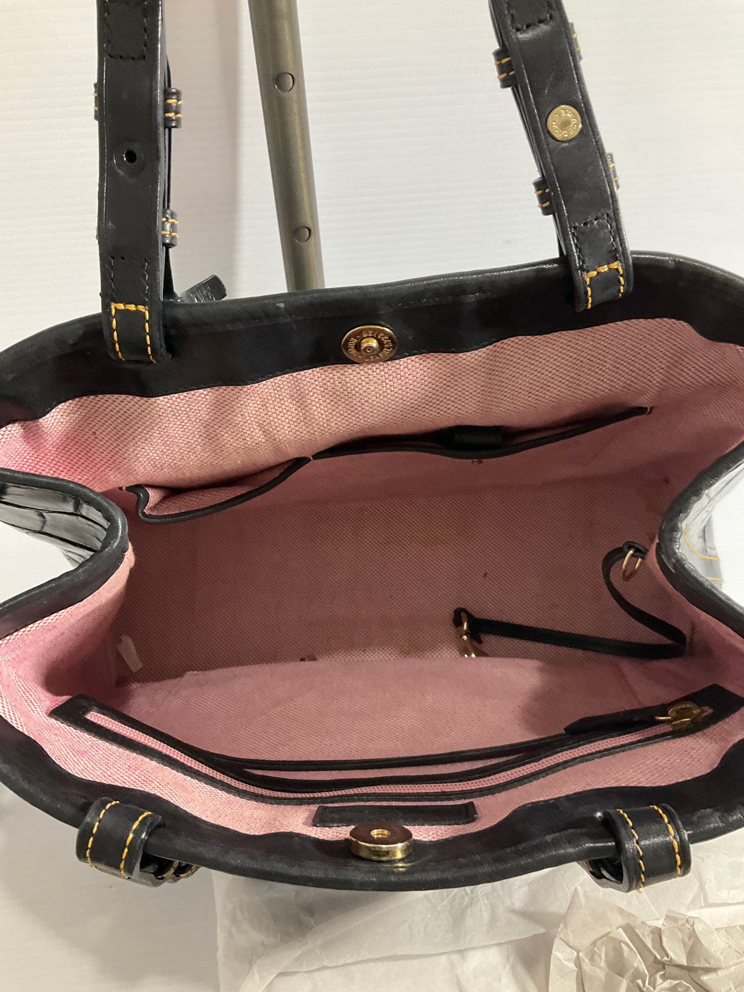 Handbag Designer By Dooney And Bourke In Black, Size:Medium