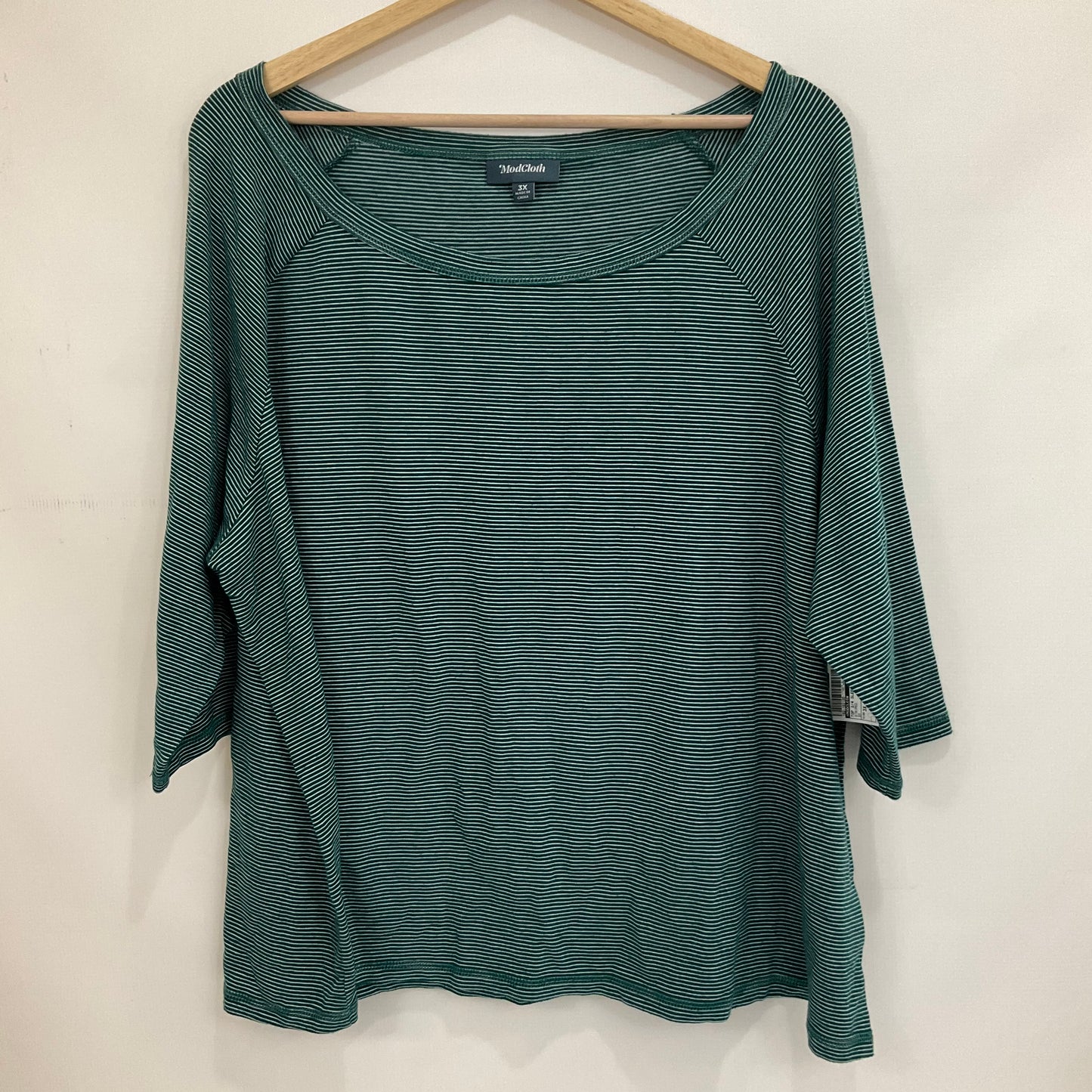 Top 3/4 Sleeve Basic By Modcloth  Size: 3x