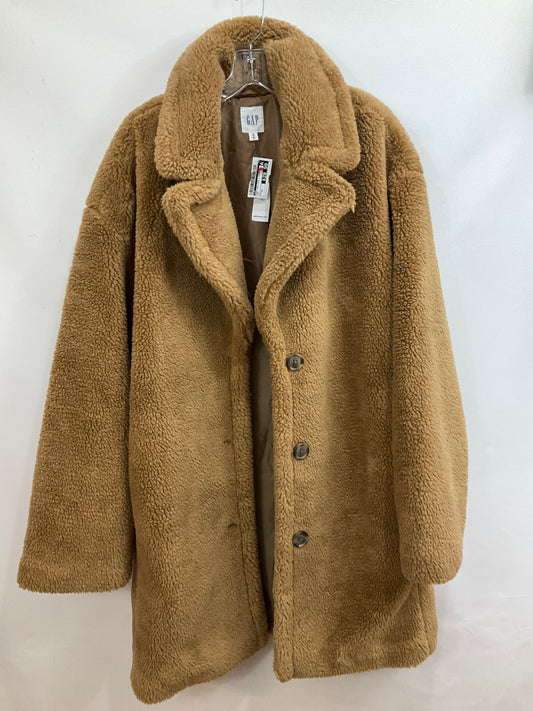 Coat Faux Fur & Sherpa By Gap  Size: Xl