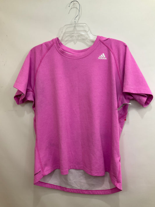 Athletic Top Short Sleeve By Adidas  Size: Xl