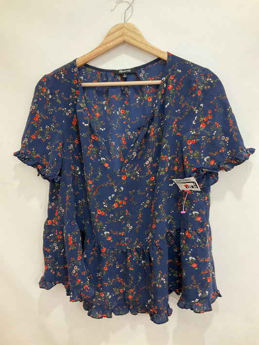 Blouse Short Sleeve By Madewell  Size: M