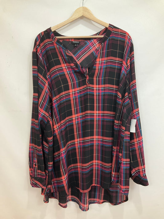 Blouse Long Sleeve By Torrid  Size: 4x