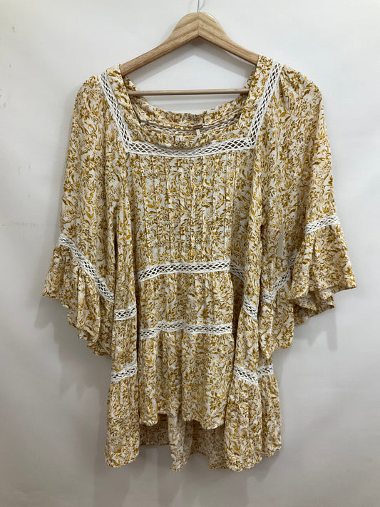 Top 3/4 Sleeve By Free People  Size: S