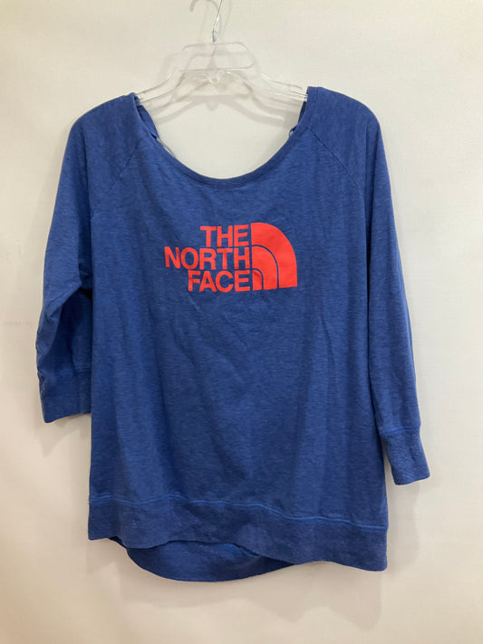 Athletic Top Long Sleeve Collar By North Face  Size: Xl