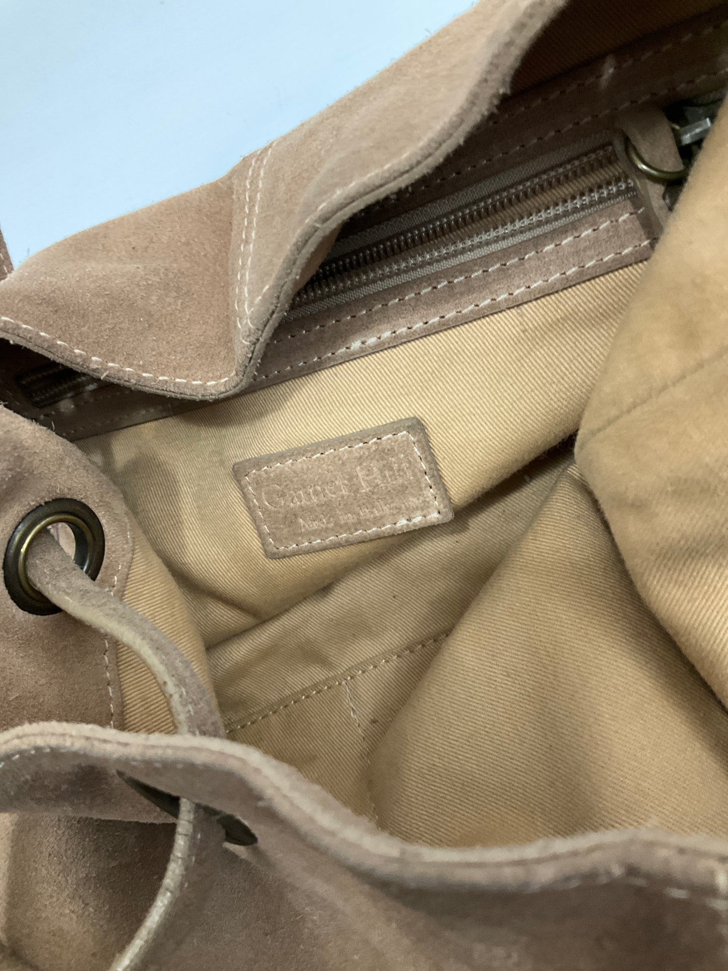 Handbag Leather By Garnet Hill  Size: Medium